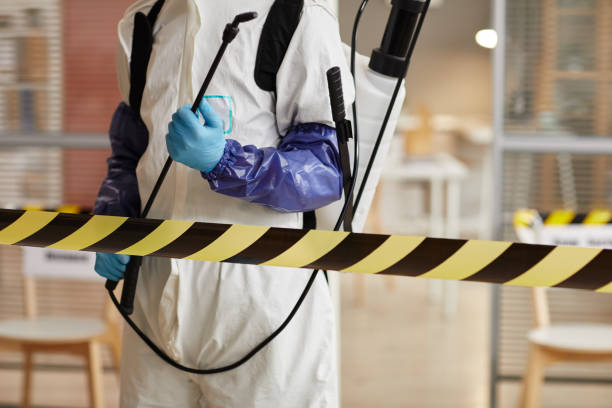 Professional Blood Cleanup technician working in Bridgeport, CT